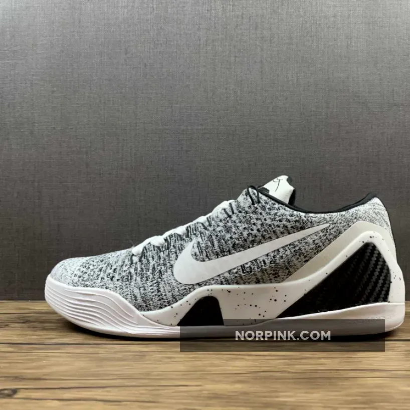 Nike Kobe 9 Elite Low 'Beethoven' White/Black-Wolf Grey / kobe 9 beethoven