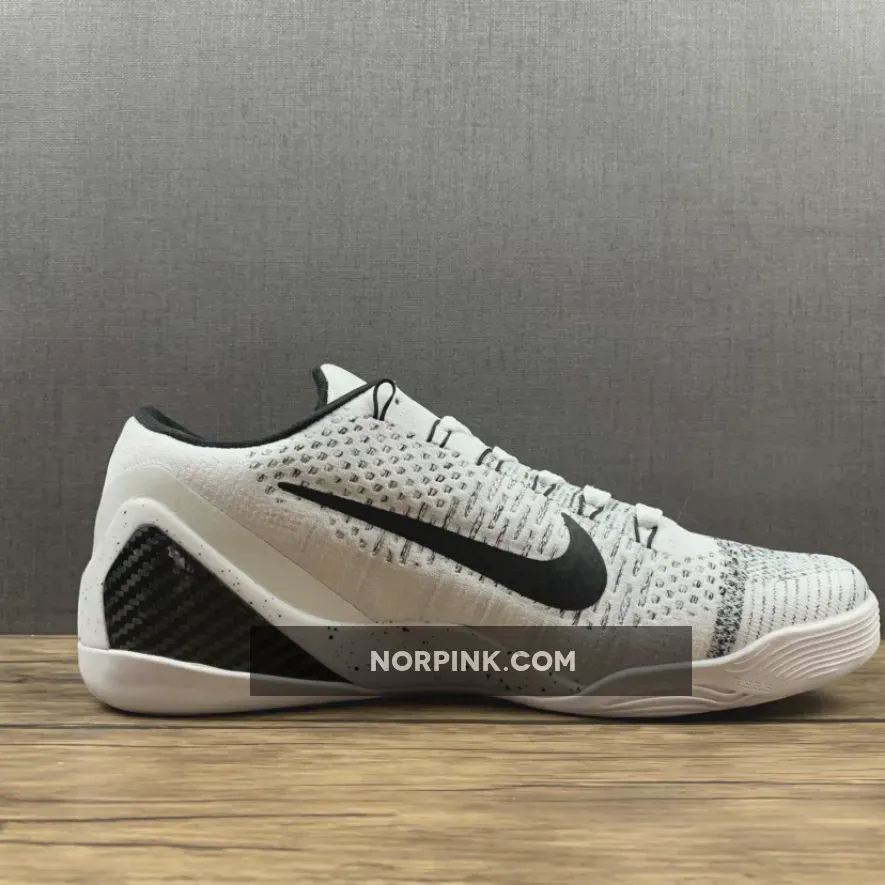 Nike Kobe 9 Elite Low 'Beethoven' White/Black-Wolf Grey / kobe 9 beethoven