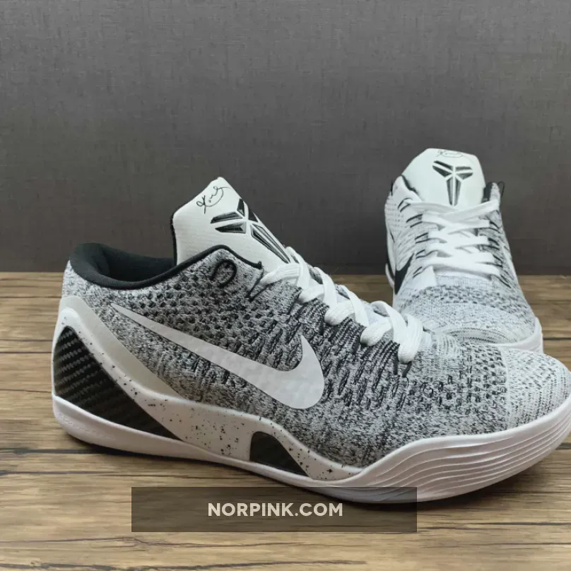 Nike Kobe 9 Elite Low 'Beethoven' White/Black-Wolf Grey / kobe 9 beethoven