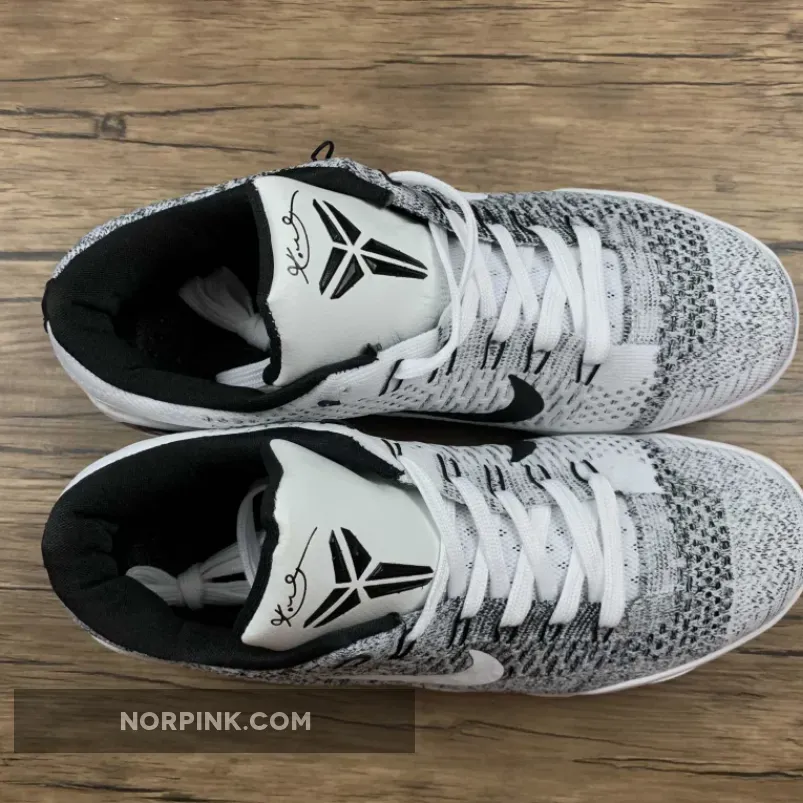 Nike Kobe 9 Elite Low 'Beethoven' White/Black-Wolf Grey / kobe 9 beethoven