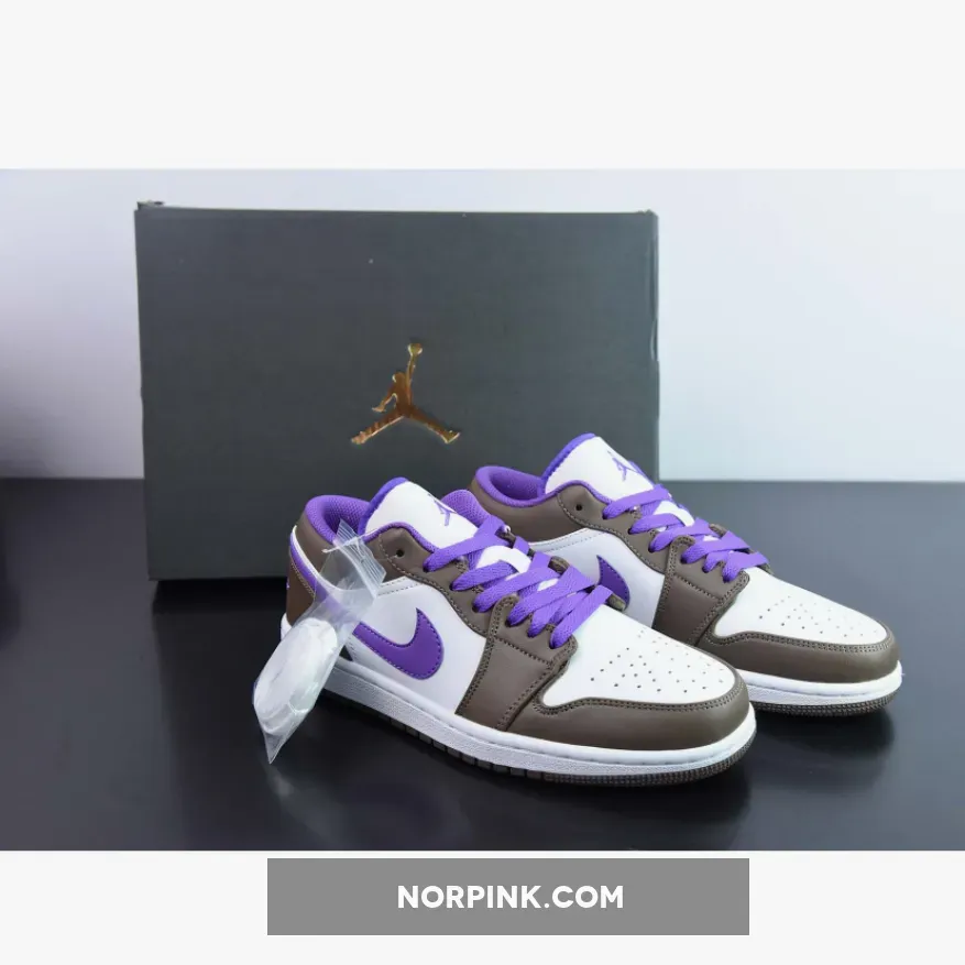 Air Jordan 1 Low Purple Mocha 553558-215 Restock