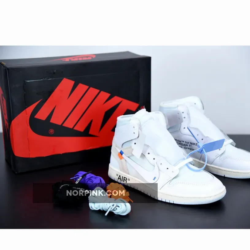 Off-White x Air Jordan 1 'White' AQ0818-100 - jordan 1 white
