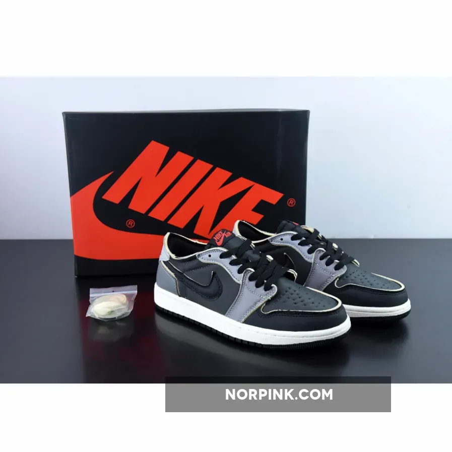 Jordan 1 Low Og Ex Dark Smoke Grey / Air Jordan 1 Retro Low Ex Black Smoke Grey DV0982-006