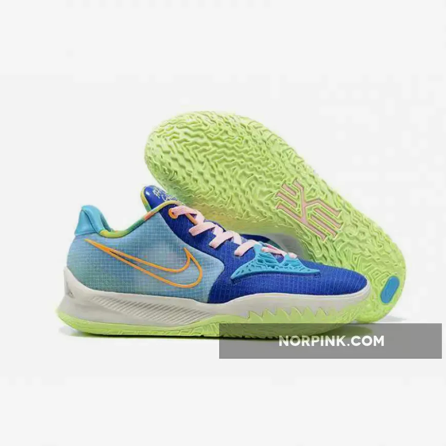 Nike Kyrie Low 4 Sky Blue/Royal Blue-White-Volt #sky blue nike