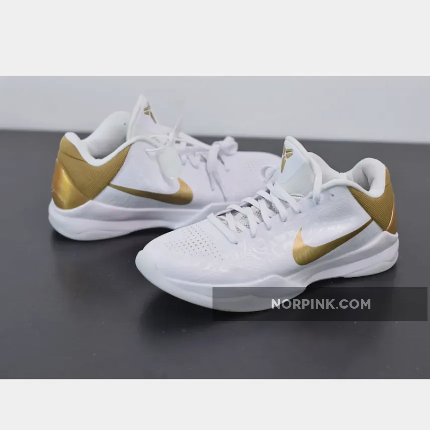 Nike Kobe 5 'Big Stage Home' White Gold 386429-108 Restock Nike Kobe 5 'Big Stage Home' White Gold 386429-108 Restock