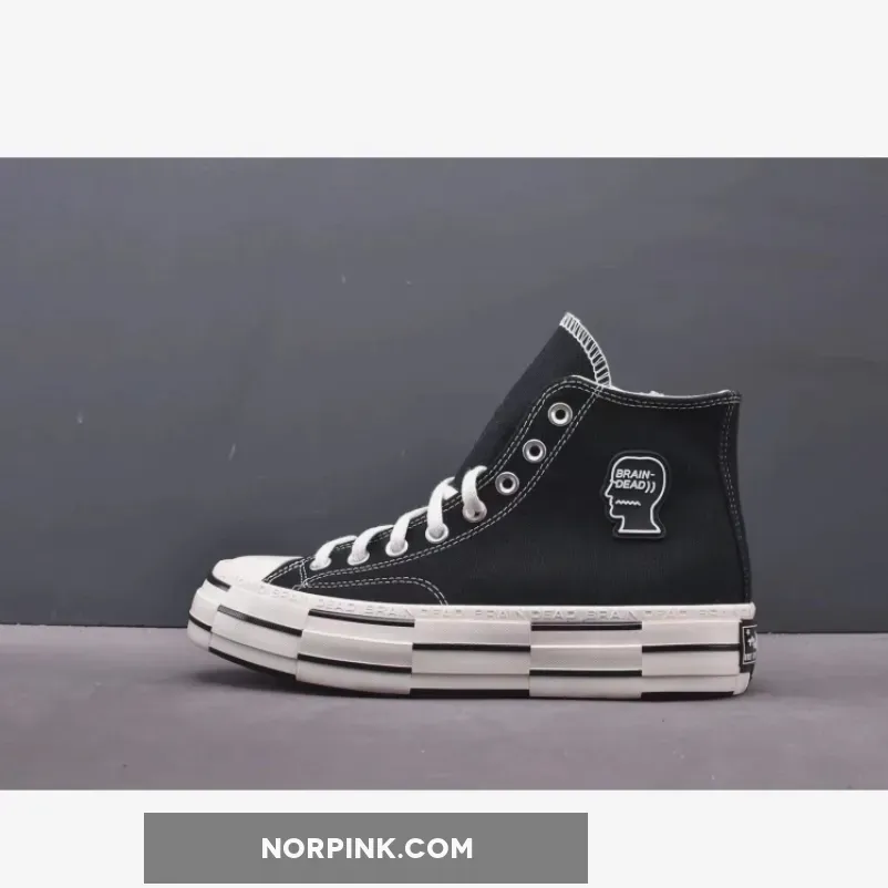 Brain Dead Converse Chuck 70 High Black 170549C