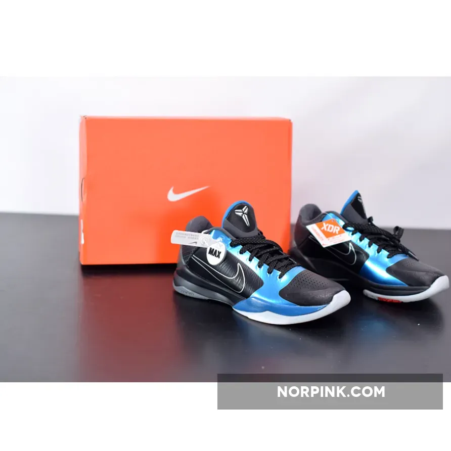 Nike Zoom Kobe 5 ‘Dark Knight’ Black/Metallic Blue | kobe 5 blue