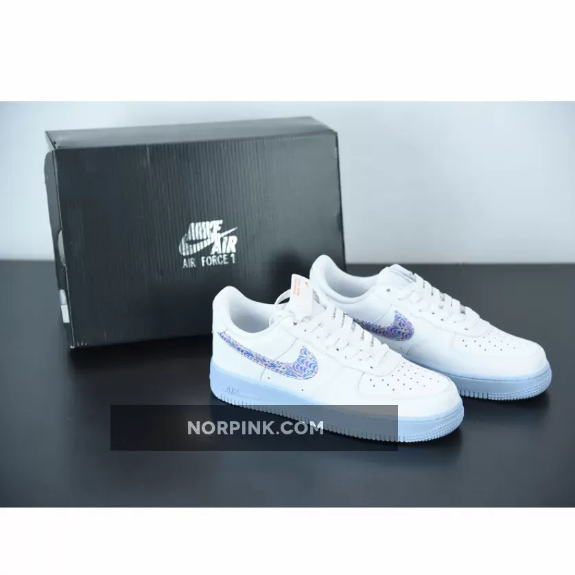 Nike Air Force 1 Low White/Hydrogen Blue/Laser Blue CZ0377-100 / air force 1 hydrogen blue