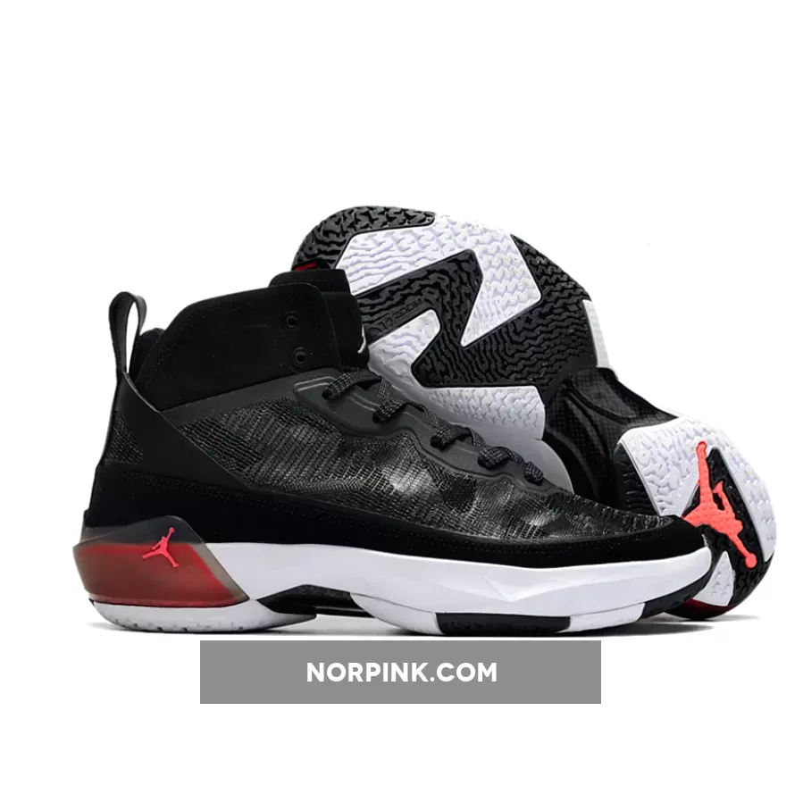 Air Jordan 37 Black/White-Hot Punch-Multi-Color