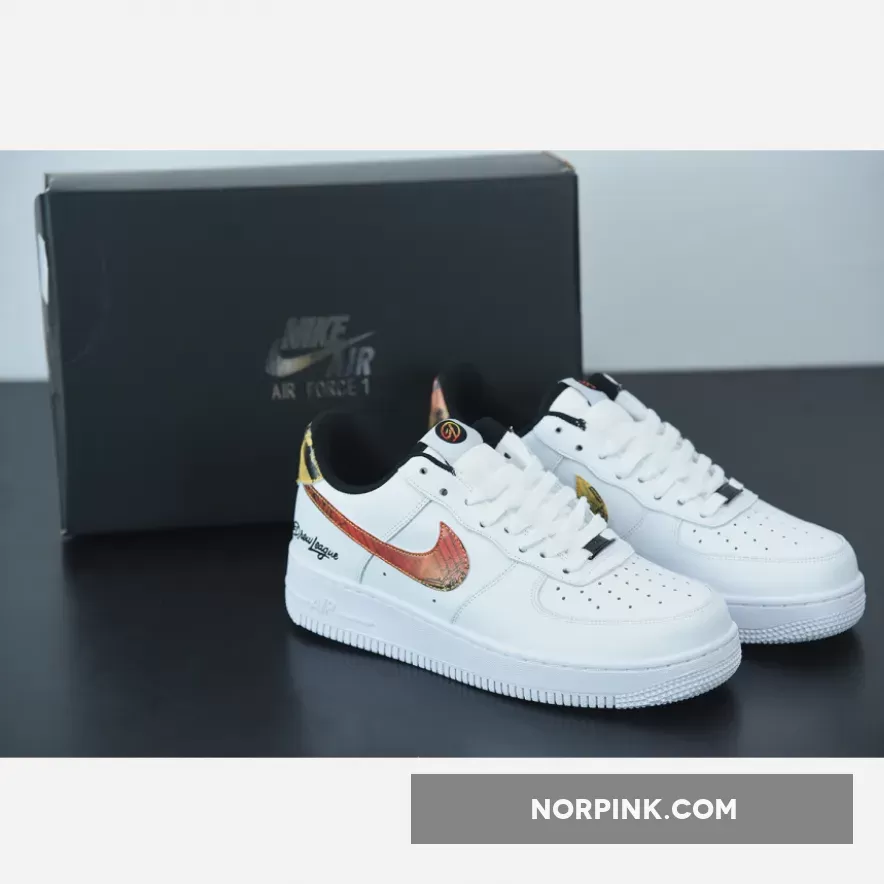 Nike Air Force 1 Low "Drew League" White/Black/Multi-Color DM7578-100