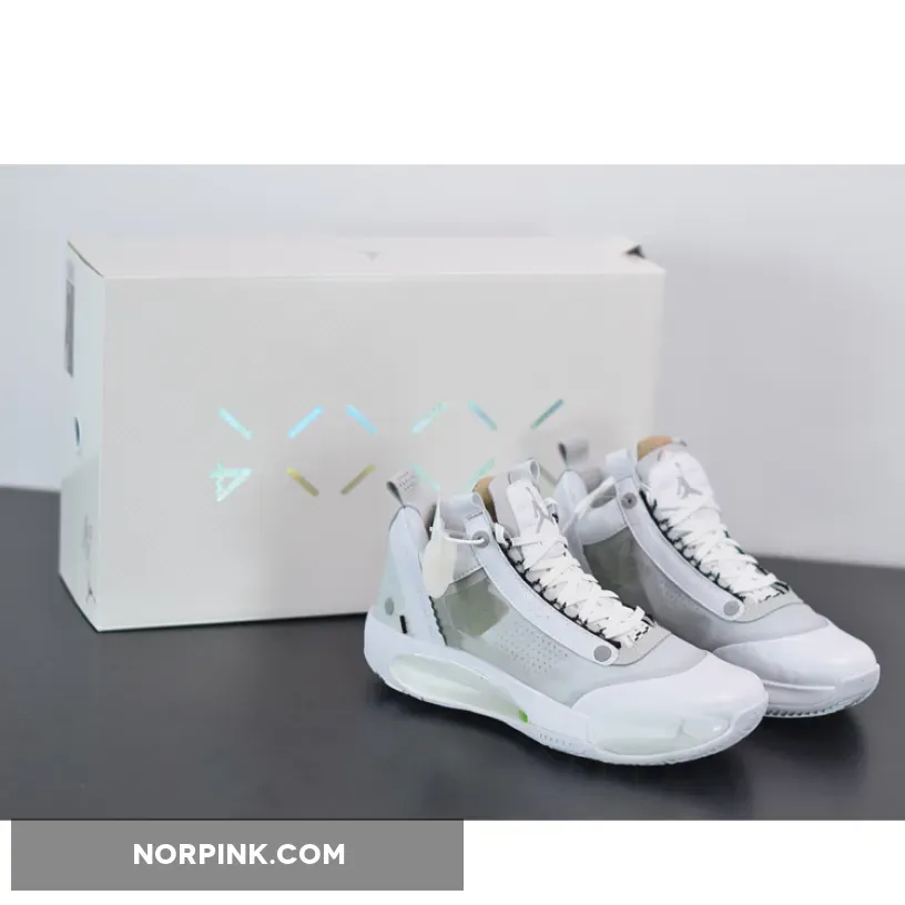 Air Jordan 34 Low 'Crispy' White/Metallic Silver-Pure Platinum CU3473-100 New Releases