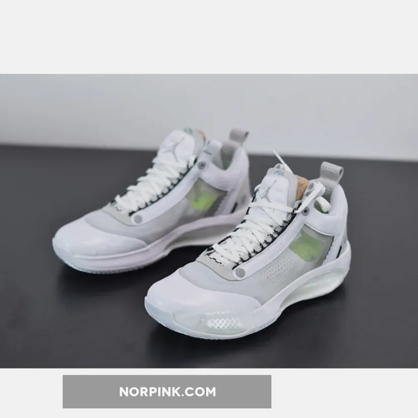 Air Jordan 34 Low 'Crispy' White/Metallic Silver-Pure Platinum CU3473-100 New Releases