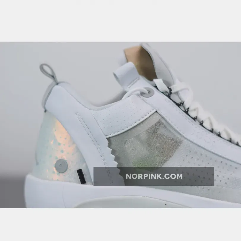 Air Jordan 34 Low 'Crispy' White/Metallic Silver-Pure Platinum CU3473-100 New Releases