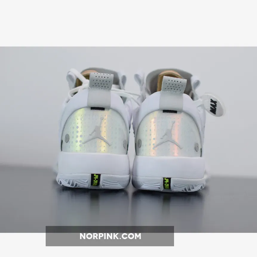 Air Jordan 34 Low 'Crispy' White/Metallic Silver-Pure Platinum CU3473-100 New Releases