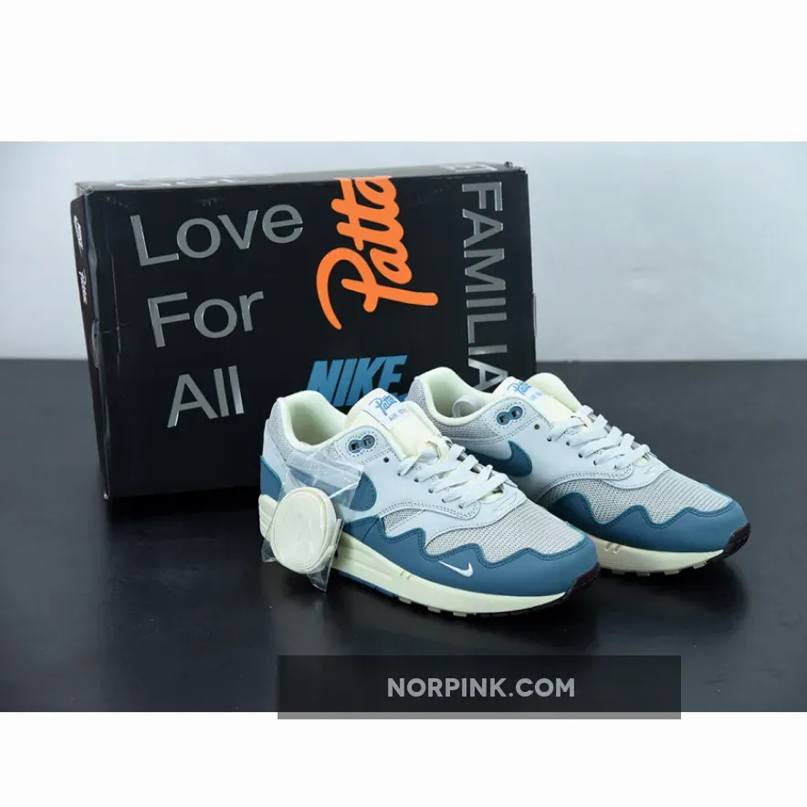 Patta x Nike Air Max 1 'Aqua Noise' DH1348-004 #nike air max 1 patta aqua