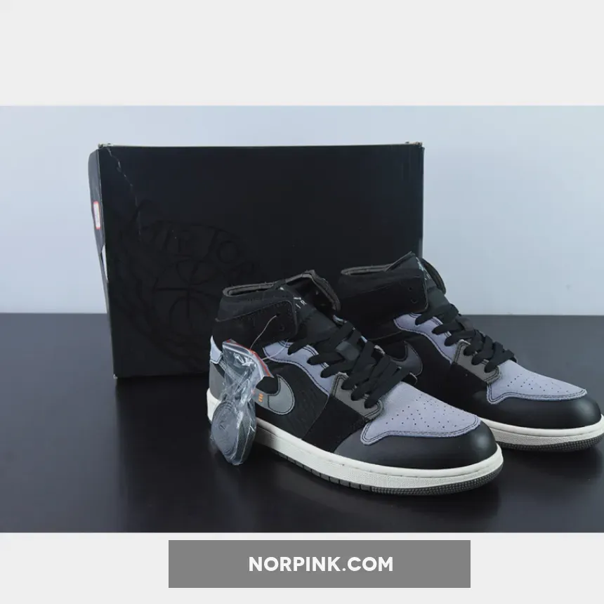 Black Jordan Mids Air Jordan 1 Mid Craft 'Inside Out' Black/Cement Grey DM9652-001