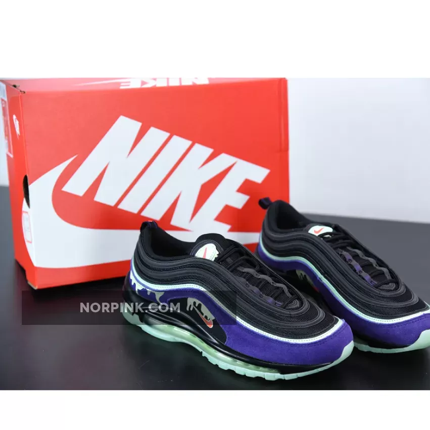 Nike Air Max 97 'Slime Halloween' Black/Green-Purple - air max 97 halloween