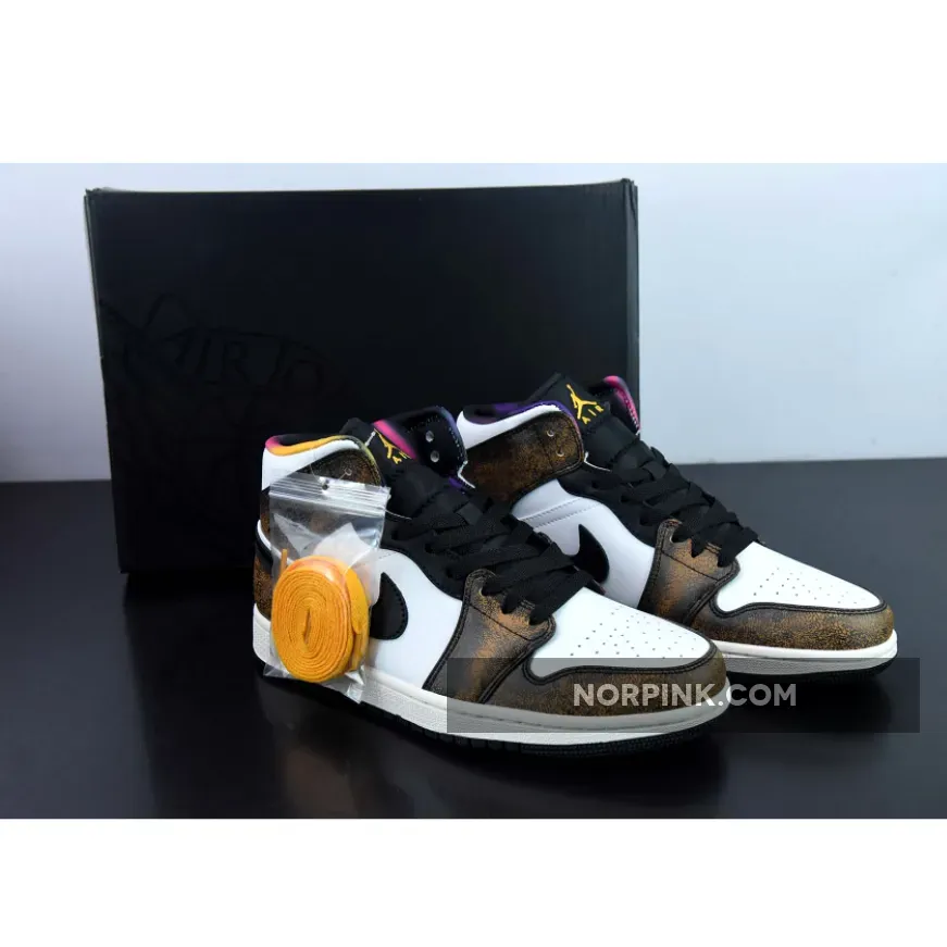 Air Jordan 1 Mid 'Orange Wear-Away' Orange DQ8417-071 New Releases