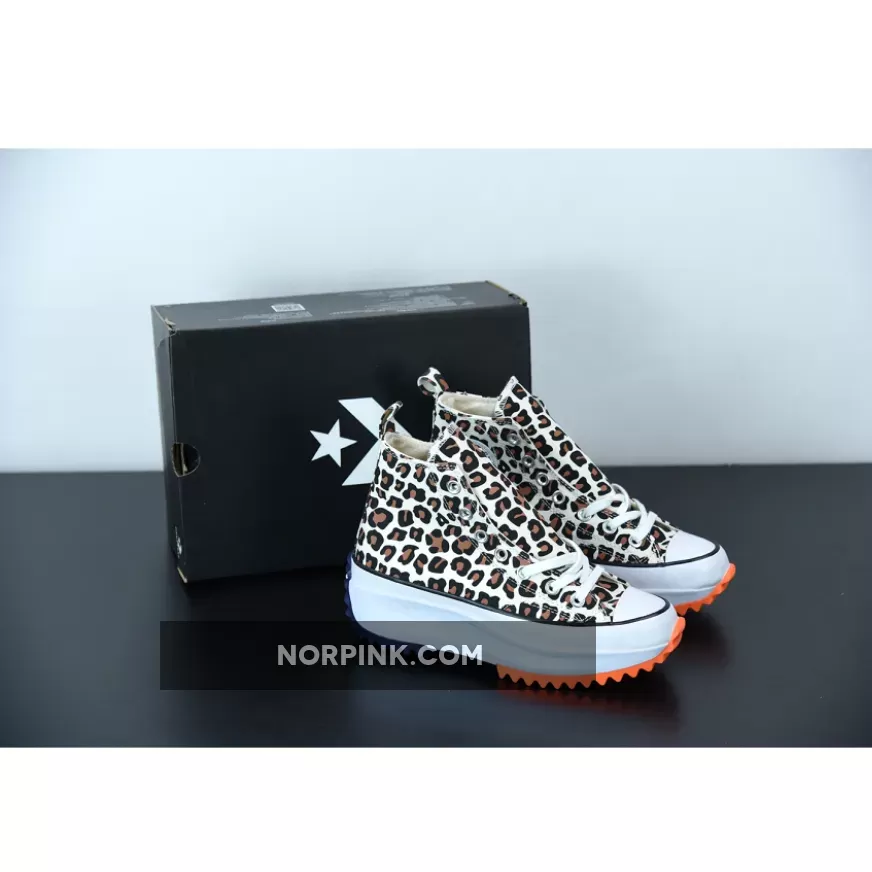 JW Anderson x Converse Run Star Hike Leopard leopard print chucks