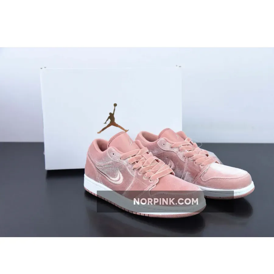 Jordan 1 Low Red Velvet / Air Jordan 1 Low Pink Velvet DQ8396-600