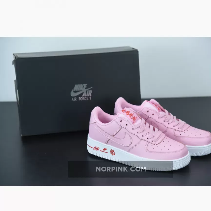 Air Force 1 Pink And Green Nike Air Force 1 Low 'Rose' Pink Foam/White-Red-Pine Green CU6312-600