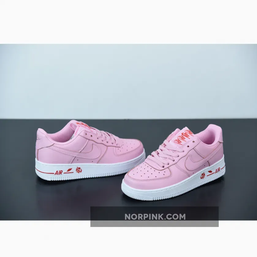 Air Force 1 Pink And Green Nike Air Force 1 Low 'Rose' Pink Foam/White-Red-Pine Green CU6312-600