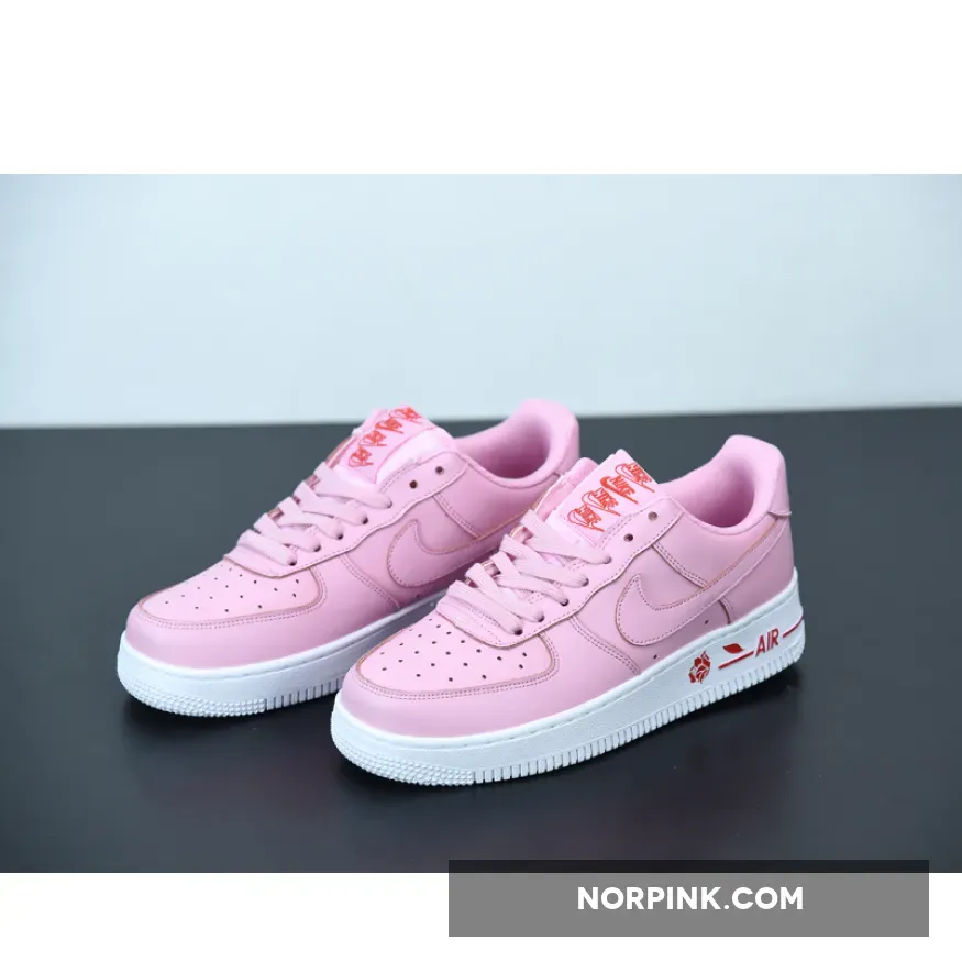 Air Force 1 Pink And Green Nike Air Force 1 Low 'Rose' Pink Foam/White-Red-Pine Green CU6312-600