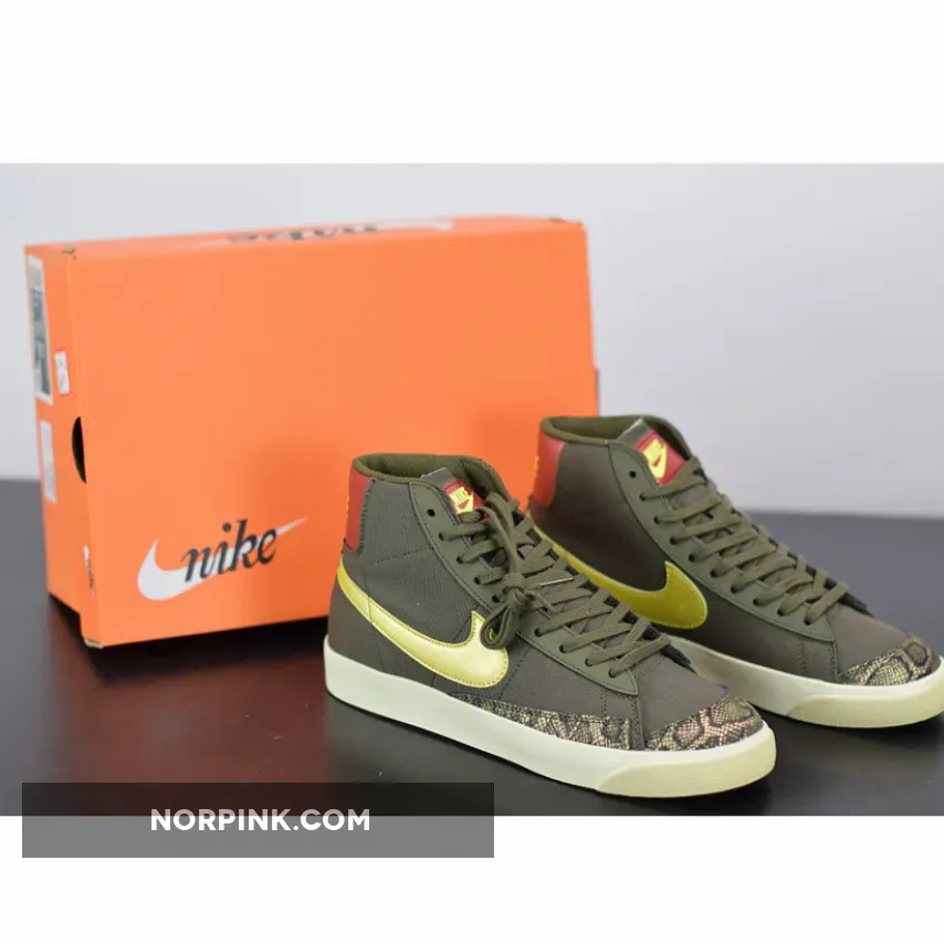 Nike Blazer Mid 77 'Olive Snakeskin' CZ0462-200 / nike blazer mid 77 army green