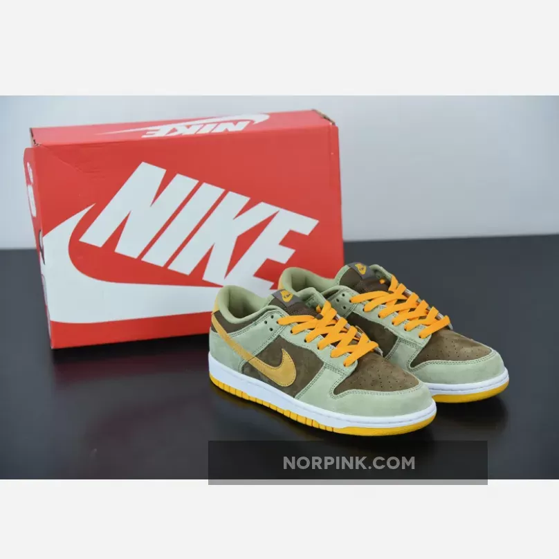Nike Dunk Low Dusty Olive/Pro Gold DH5360-300 - nike dunk low retro olive orange white