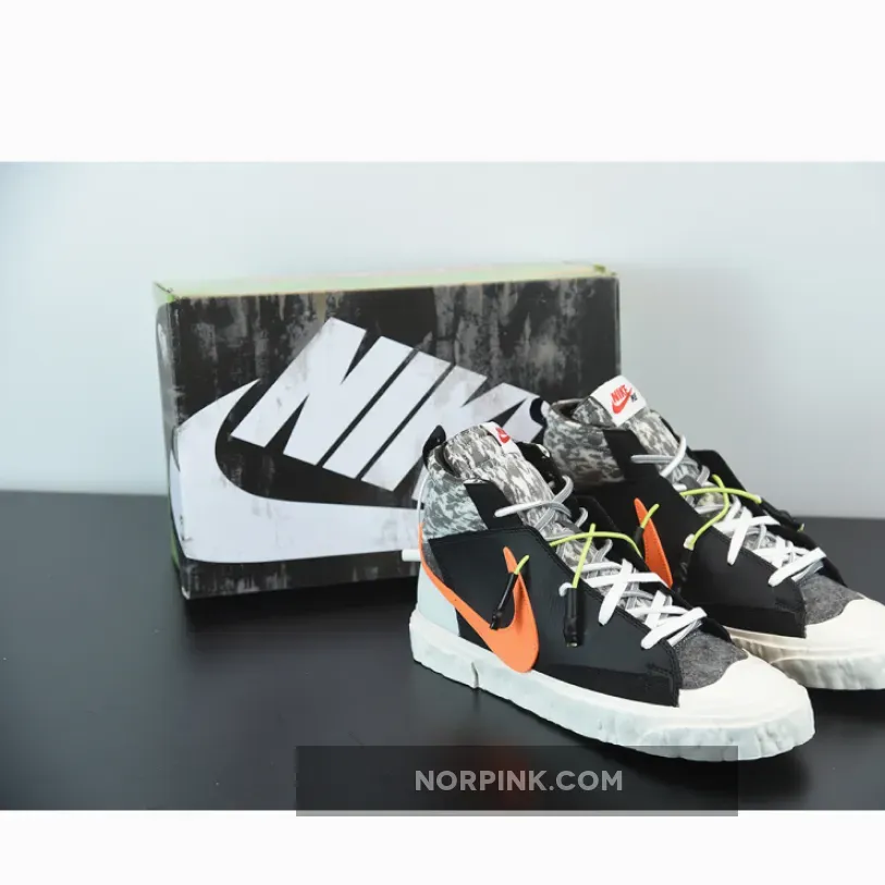 READYMADE x Nike Blazer Mid Black Orange | NIKE READYMADE