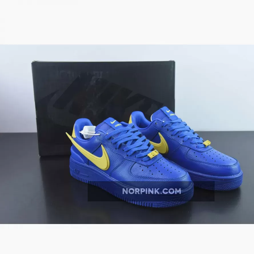 AMBUSH X Nike Air Force 1 Low Blue Yellow blue and yellow air force ones