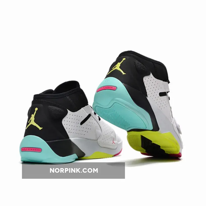 Jordan Zion 2 White Volt Black Jordan Zion 2 White/Volt/Black/Dynamic Turquoise DO9161-107