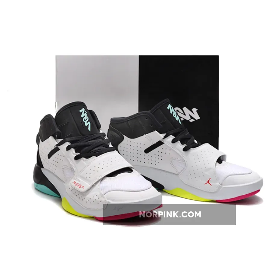 Jordan Zion 2 White Volt Black Jordan Zion 2 White/Volt/Black/Dynamic Turquoise DO9161-107