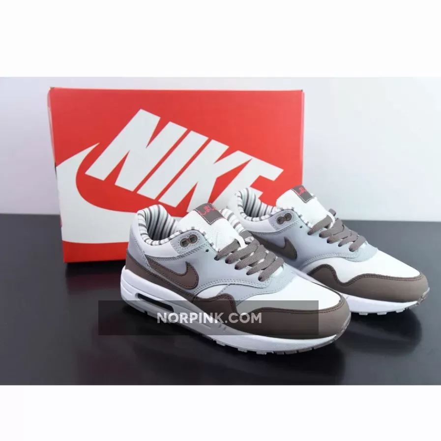 Air Max 1 "Shima Shima" White/Plum Eclipse-Wolf Grey