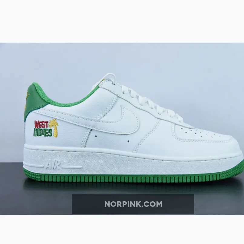 Nike Air Force 1 Low 'West Indies' White Classic Green DX1156-100 / west indies air forces