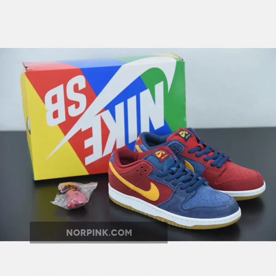 Nike SB Dunk Low Barcelona Catalonia DJ0606-400, nike sb dunk barcelona