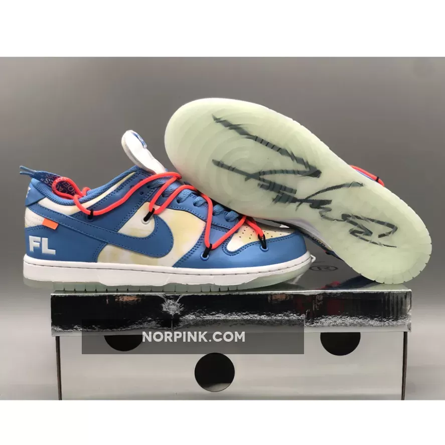 Dunk Off White Futura Off-White x Futura x Nike SB Dunk Low 'UNC' DD0856-403