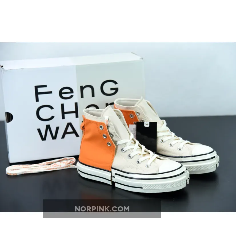 Feng Chen Wang x Converse Chuck 70 High 2-in-1 Orange | orange low top converse