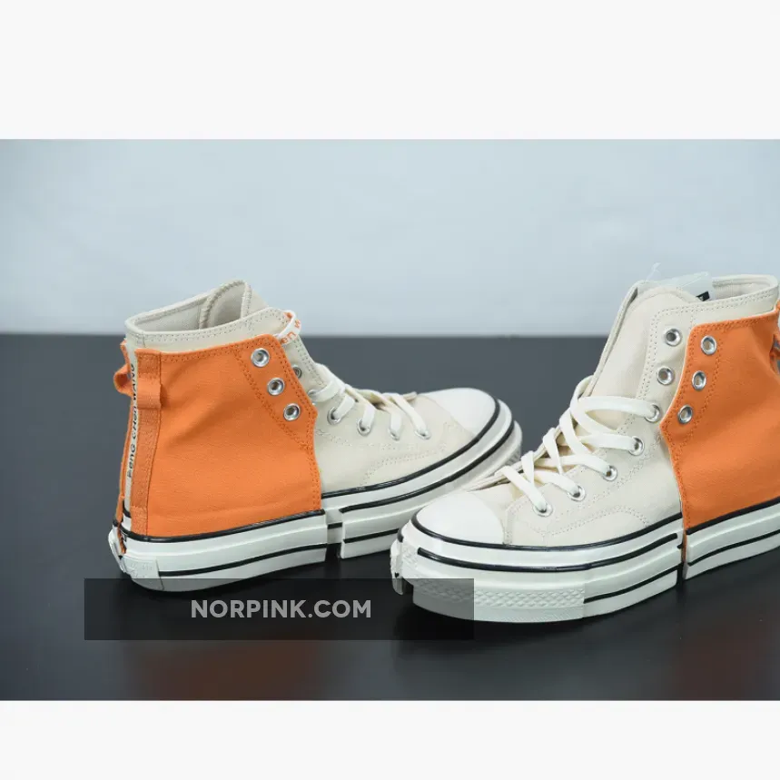 Feng Chen Wang x Converse Chuck 70 High 2-in-1 Orange | orange low top converse Feng Chen Wang x Converse Chuck 70 High 2-in-1 Orange | orange low top converse