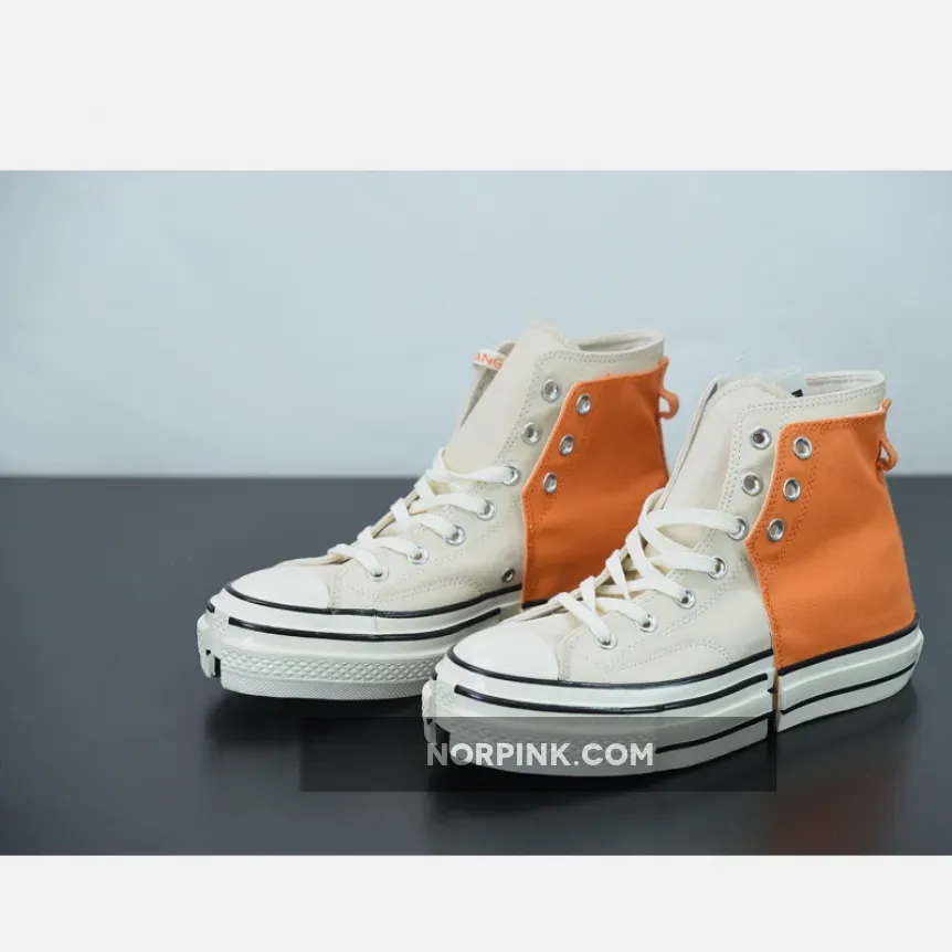 Feng Chen Wang x Converse Chuck 70 High 2-in-1 Orange | orange low top converse Feng Chen Wang x Converse Chuck 70 High 2-in-1 Orange | orange low top converse