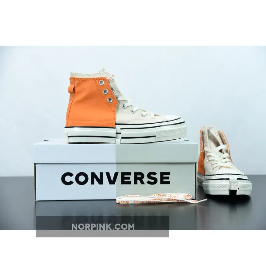 Feng Chen Wang x Converse Chuck 70 High 2-in-1 Orange | orange low top converse Feng Chen Wang x Converse Chuck 70 High 2-in-1 Orange | orange low top converse