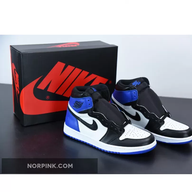 Fragment Design x Air Jordan 1 Retro High OG White/Sport Royal-Black / jordan 1 fragment high