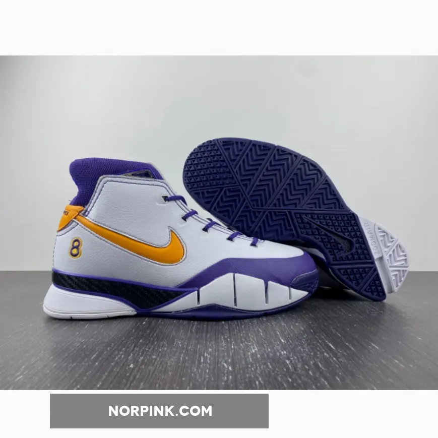 Nike Kobe 1 Protro 'Close Out' White/Del Sol-Varsity Purple AQ2728-101 Discount