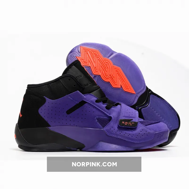 Jordan Zion 2 "Raptors" Purple/Black/Red