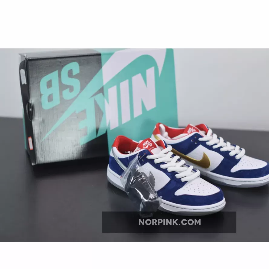 Nike SB Dunk Low Ishod Wair 'BMW' Deep Royal Blue/Metallic Silver #dunk royal blue low