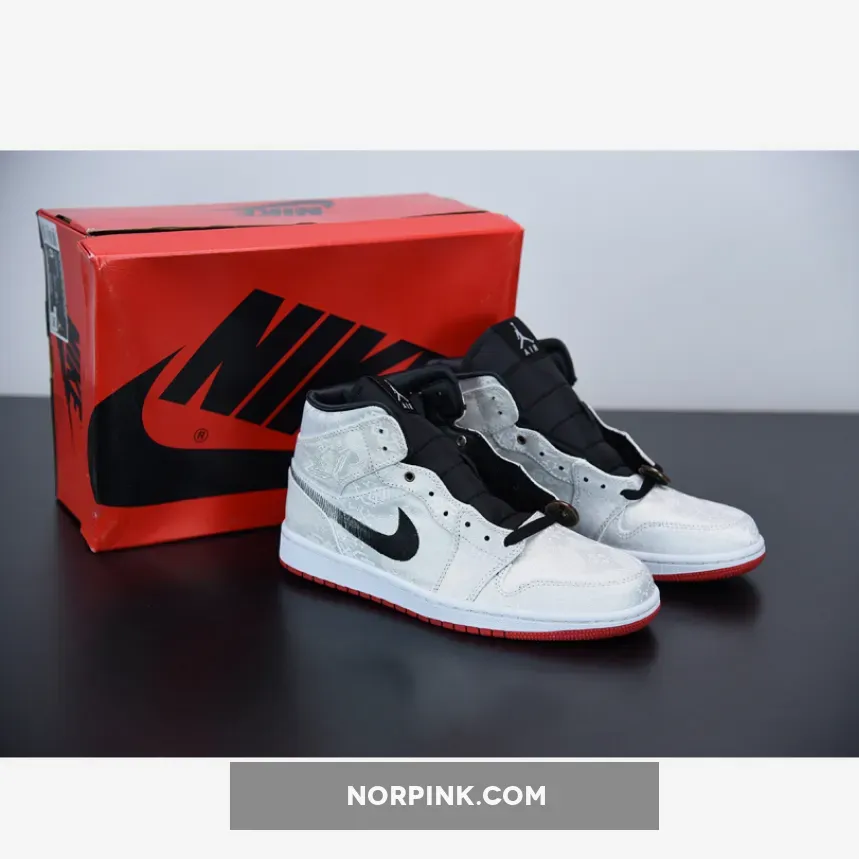 Aj1 Mid Clot CLOT x Air Jordan 1 Mid 'Fearless' CU2804-100