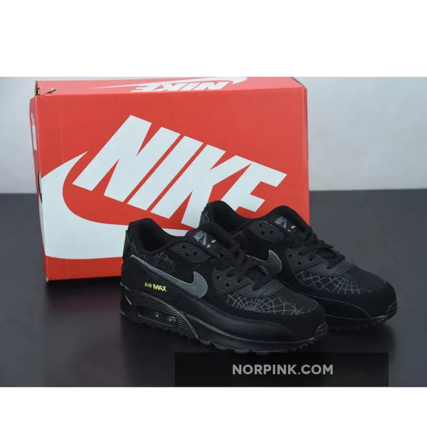 Nike Air Max 90 'Spider Web' DC3892-001 / nike air max 90 halloween 2020