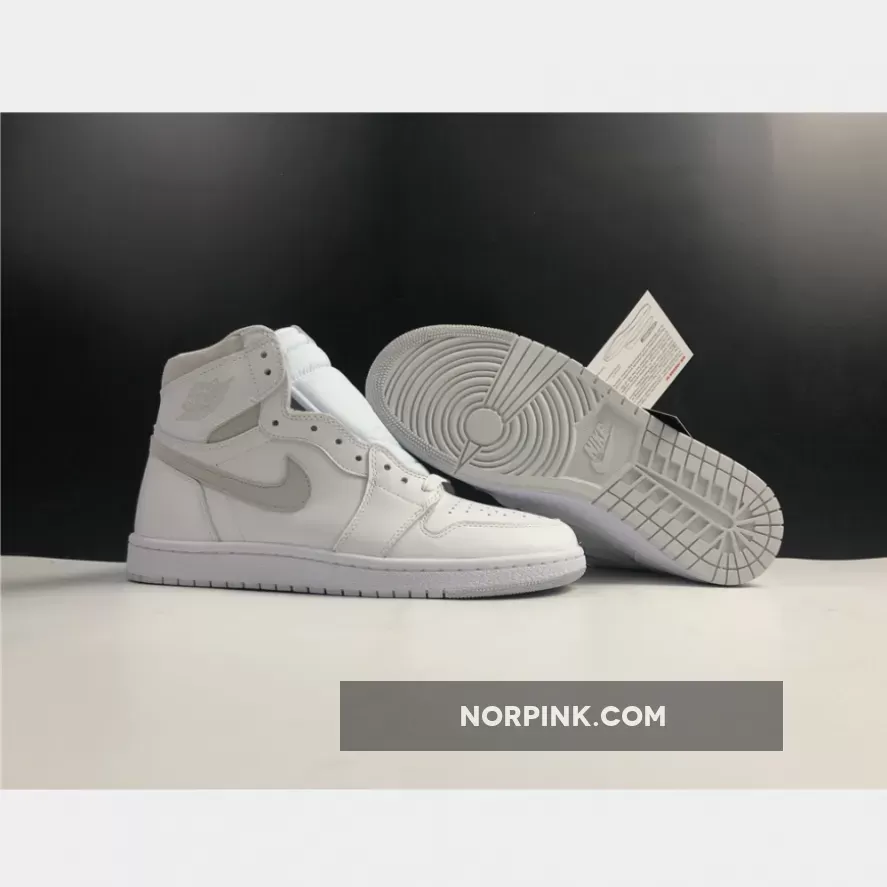 Air Jordan 1 High '85 White/Neutral Grey BQ4422-100 Restock
