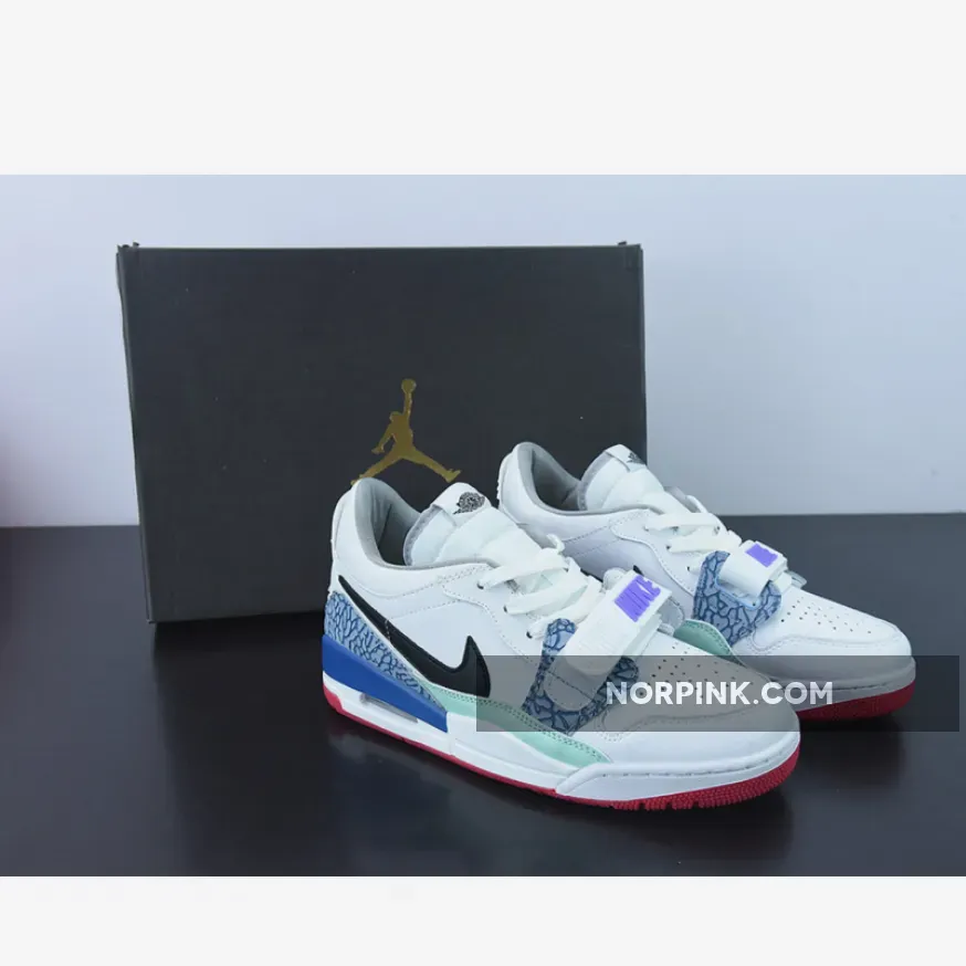 Jordan Legacy 312 Low Easter White Valerian Blue DV9127-101 Discount