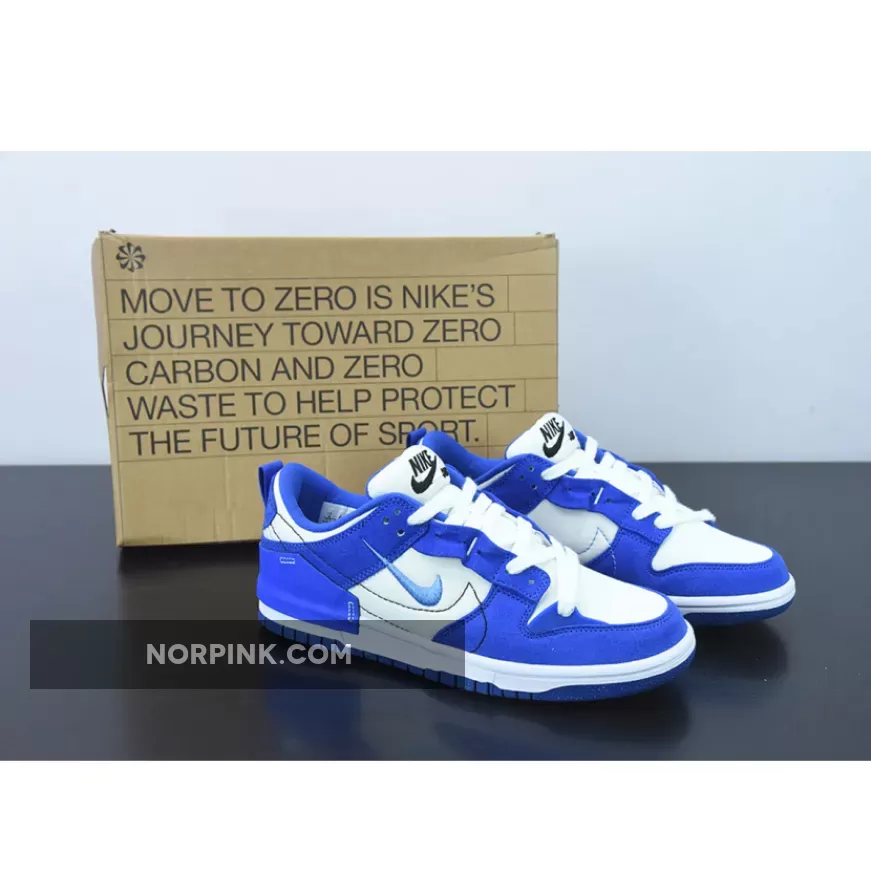 Nike Dunk Low Disrupt 2 White Royal For Womens DH4402-102 / nike dunk low disrupt 2 blue